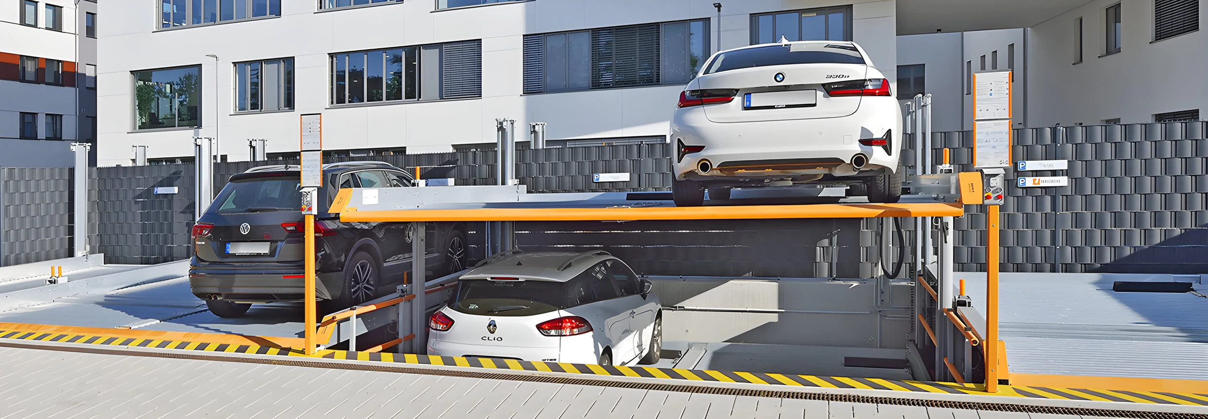 MultiBase 2072i za spoljnu upotrebu — hidraulični parking sistem KLAUS Multiparking