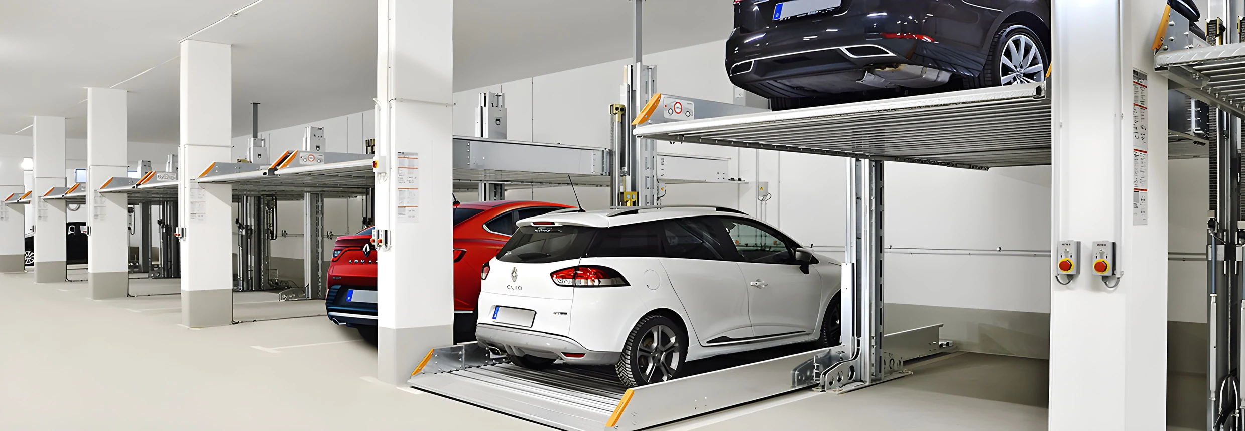 SingleVario 2061 parking klackalica bez jame, ugrađena u postojeću garažu