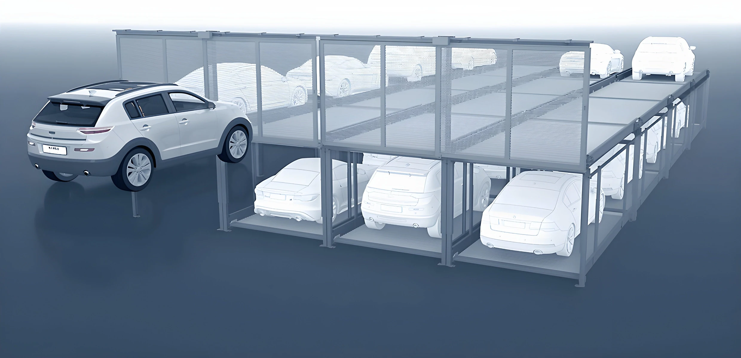 TrendVario 6100+ — poluautomatski parking sistem KLAUS Multiparking